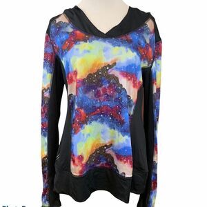 Cover girl active galaxy lightweight hooded shirt